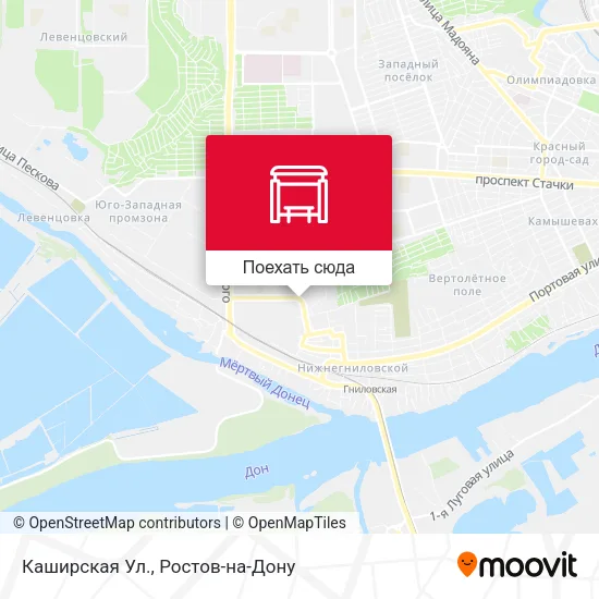 Карта Каширская Ул.