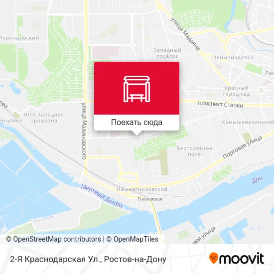 Карта 2-Я Краснодарская Ул.