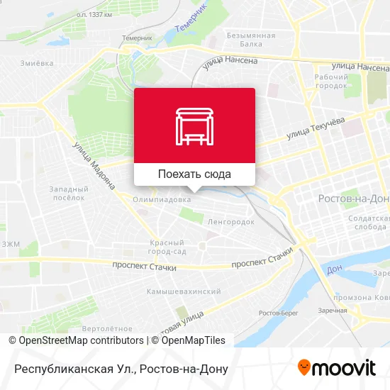 Карта Республиканская Ул.