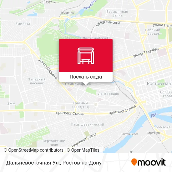 Карта Дальневосточная Ул.