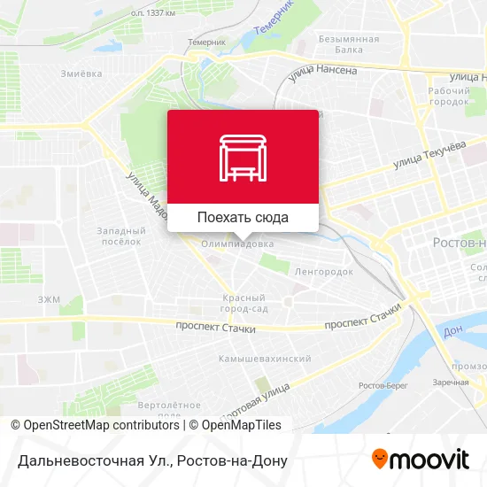 Карта Дальневосточная Ул.