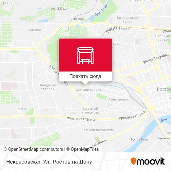 Карта Некрасовская Ул.