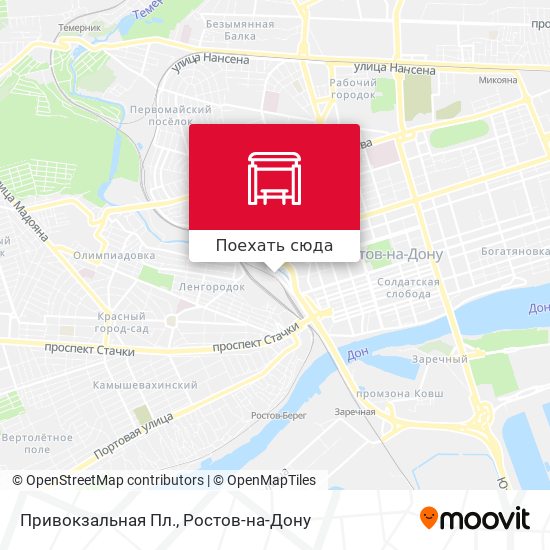Карта Привокзальная Пл.
