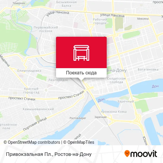 Карта Привокзальная Пл.