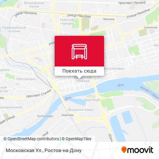 Карта Московская Ул.