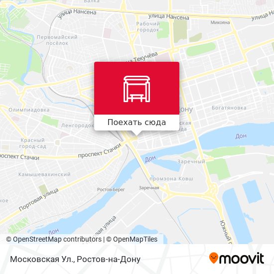 Карта Московская Ул.