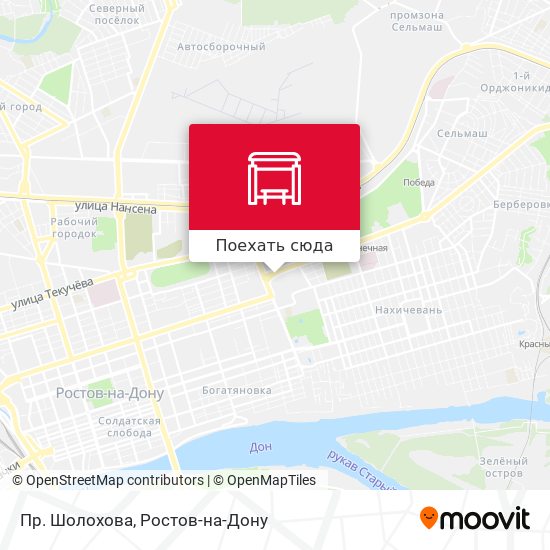 Карта Пр. Шолохова