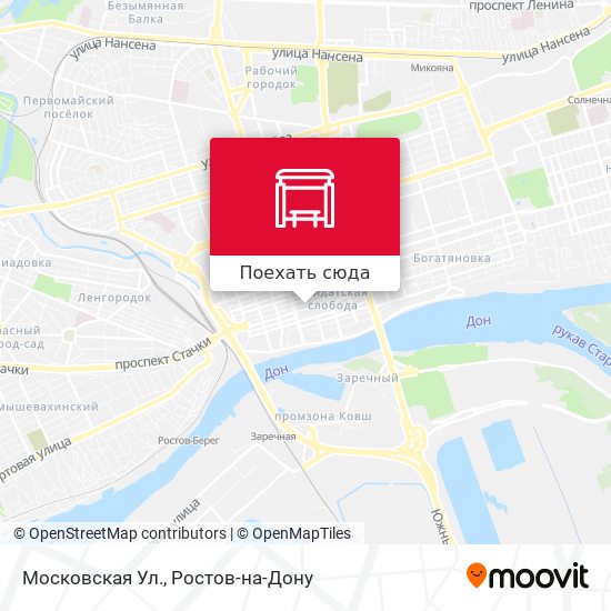 Карта Московская Ул.