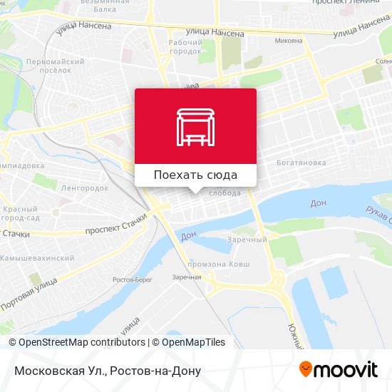 Карта Московская Ул.