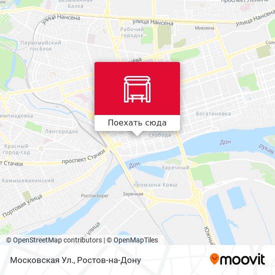 Карта Московская Ул.
