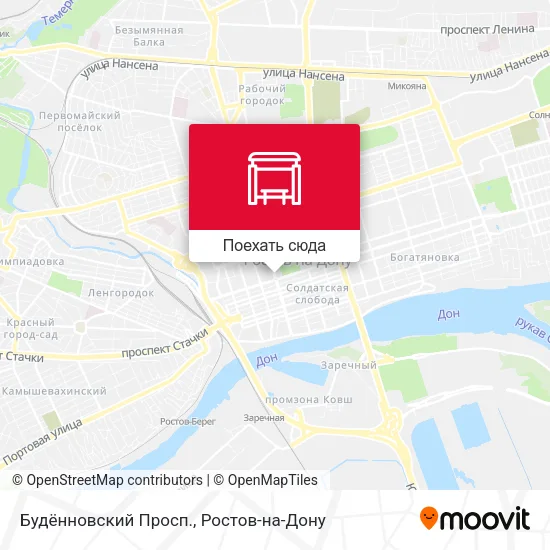 Карта Будённовский Просп.