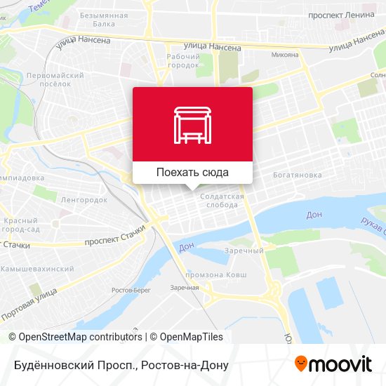 Карта Будённовский Просп.