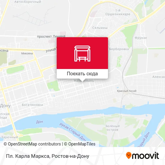 Карта Пл. Карла Маркса