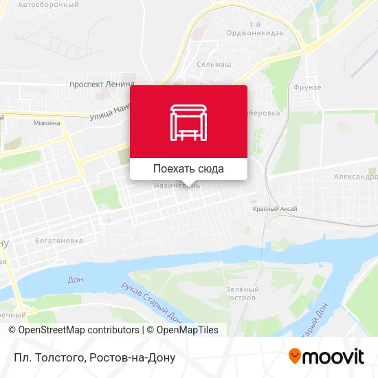 Карта Пл. Толстого