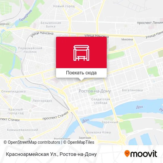 Карта Красноармейская Ул.