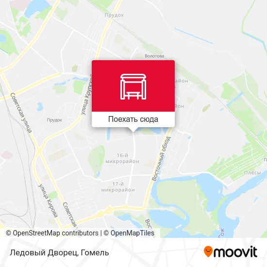 Карта Ледовый Дворец
