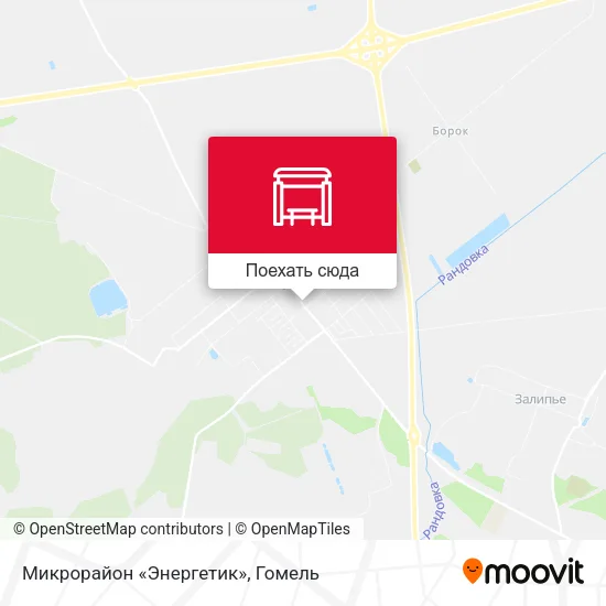 Карта Микрорайон «Энергетик»