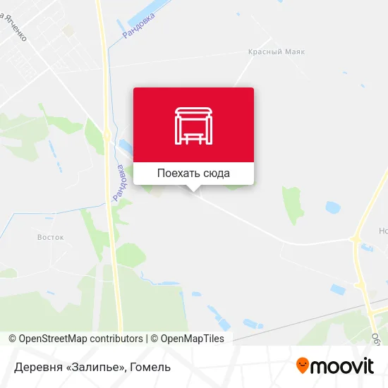 Карта Деревня «Залипье»