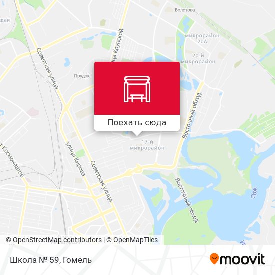Карта Школа № 59