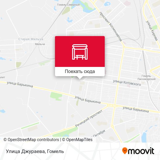 Карта Улица Джураева