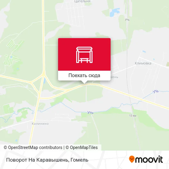 Карта Поворот На Каравышень