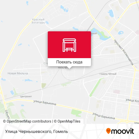 Карта Улица Чернышевского