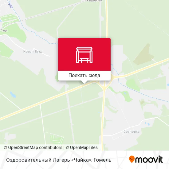 Карта Оздоровительный Лагерь «Чайка»