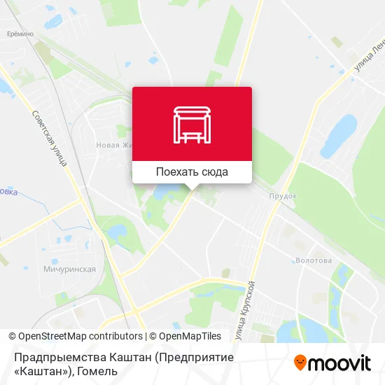 Карта Прадпрыемства Каштан (Предприятие «Каштан»)