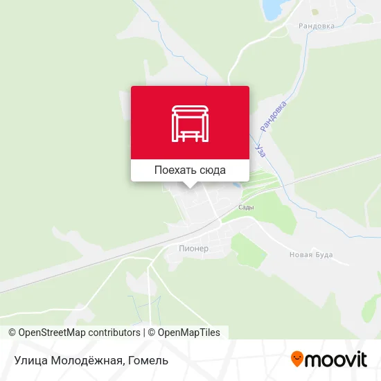 Карта Улица Молодёжная