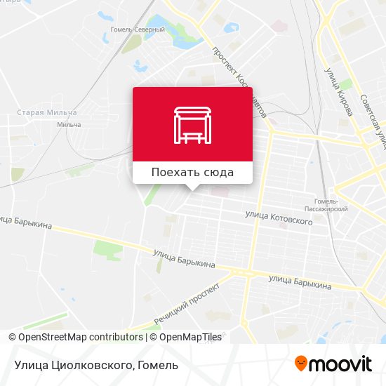 Карта Улица Циолковского