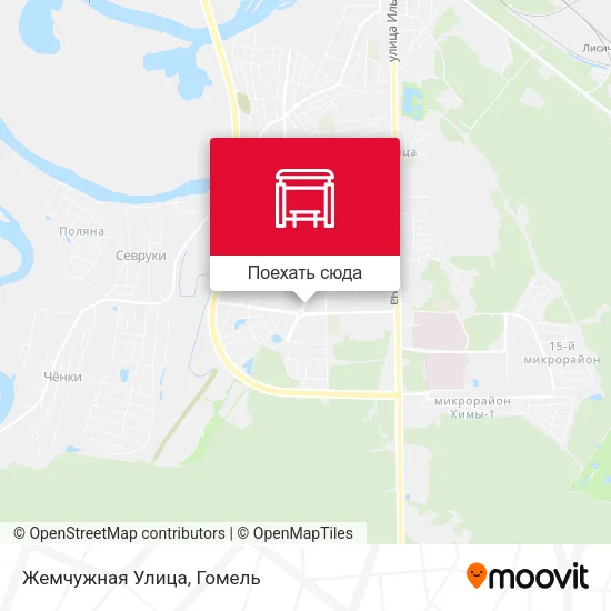 Карта Жемчужная Улица