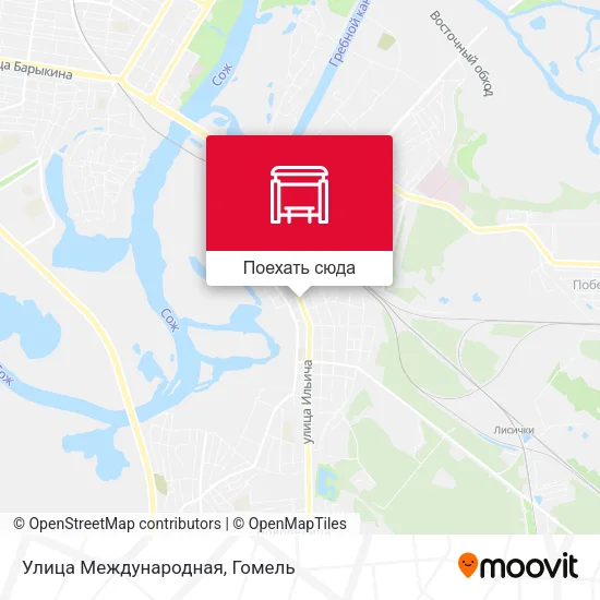 Карта Улица Международная