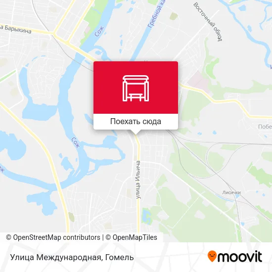 Карта Улица Международная
