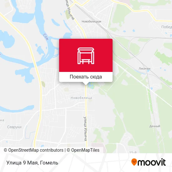Карта Улица 9 Мая