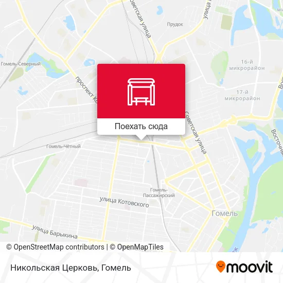 Карта Никольская Церковь