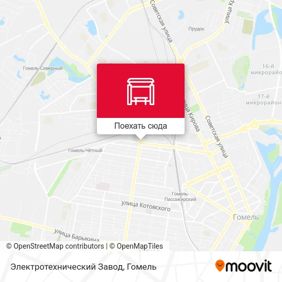 Карта Электротехнический Завод