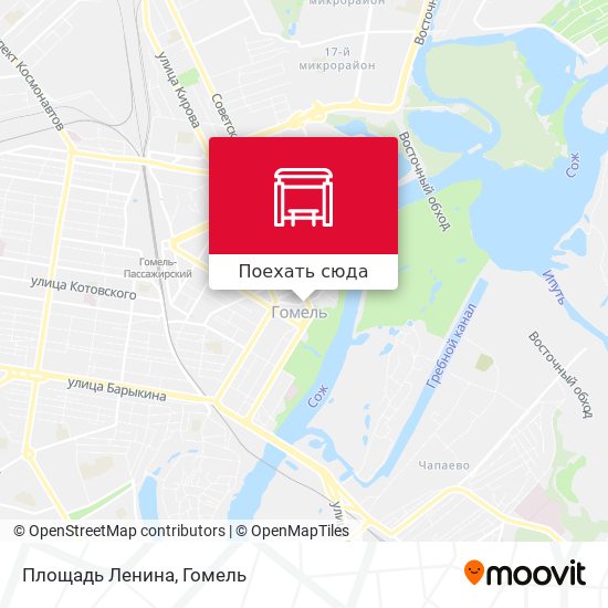 Карта Площадь Ленина