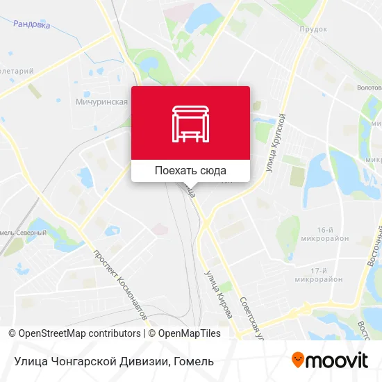 Карта Улица Чонгарской Дивизии