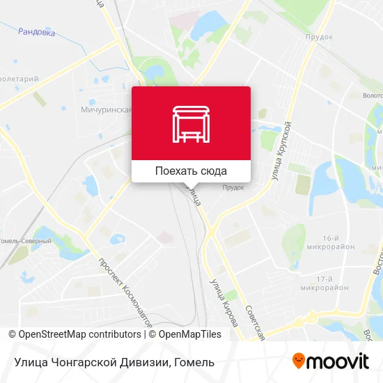 Карта Улица Чонгарской Дивизии