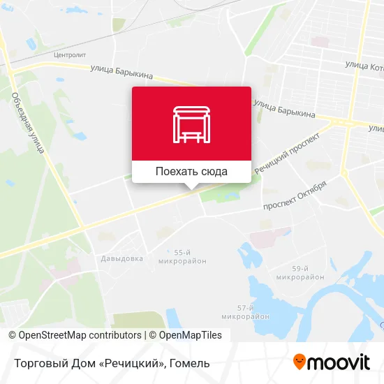 Карта Торговый Дом «Речицкий»