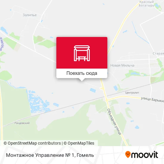 Карта Монтажное Управление № 1