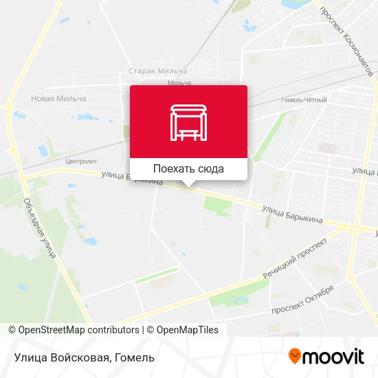 Карта Улица Войсковая