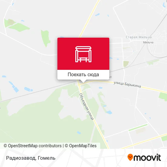Карта Радиозавод