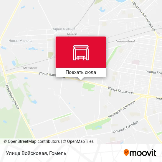 Карта Улица Войсковая