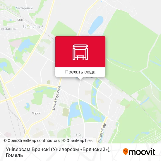 Карта Універсам Бранскі (Универсам «Брянский»)