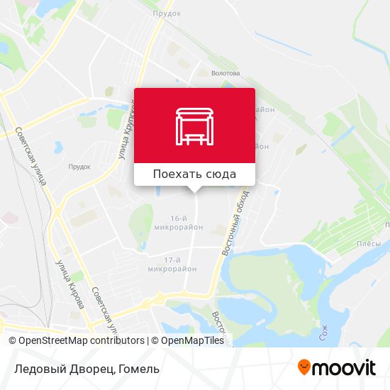 Карта Ледовый Дворец