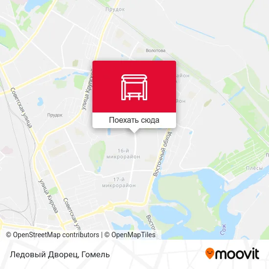 Карта Ледовый Дворец
