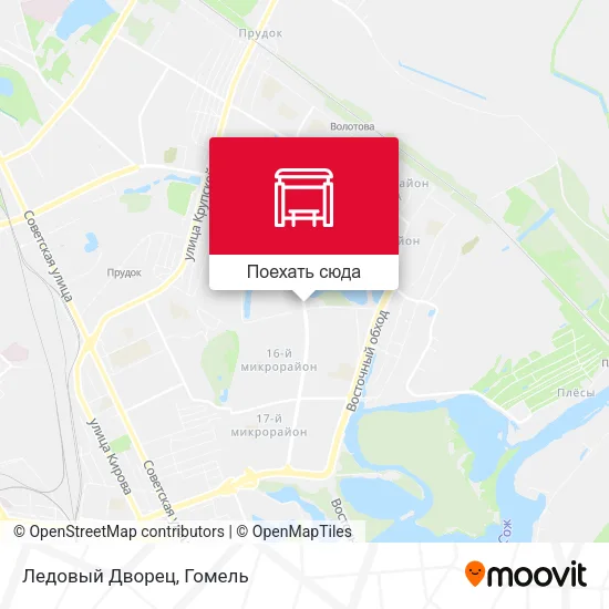 Карта Ледовый Дворец