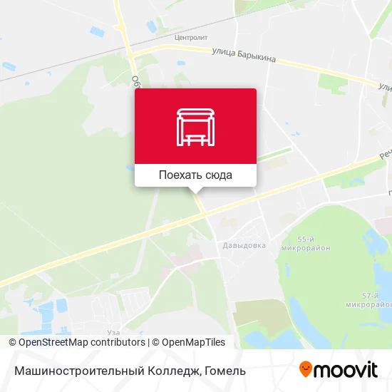 Карта Машиностроительный Колледж