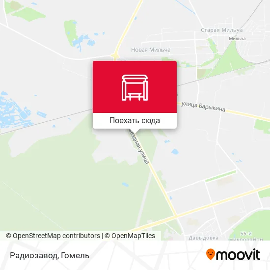 Карта Радиозавод